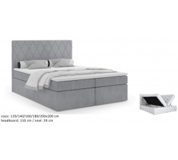 Kontinentální postel Leon 180x200