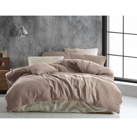 Mušelínový povlak na polštář 40x40 cm béžový