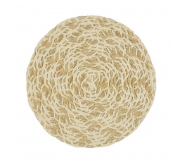 Jutové prostírání béžové 38 cm