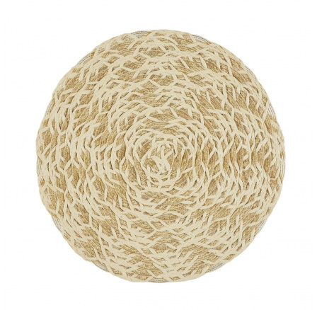 Jutové prostírání béžové 38 cm