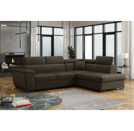 Rohová sedací souprava Wiliam P hnědá Rohová sedací souprava Wiliam P hnědá