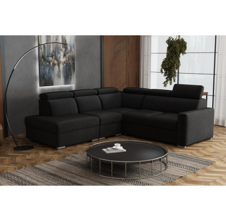 Sedací souprava Petrit VIII levá Kronos černá