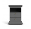Noční stolek PROVENCE 302, Šedý mat