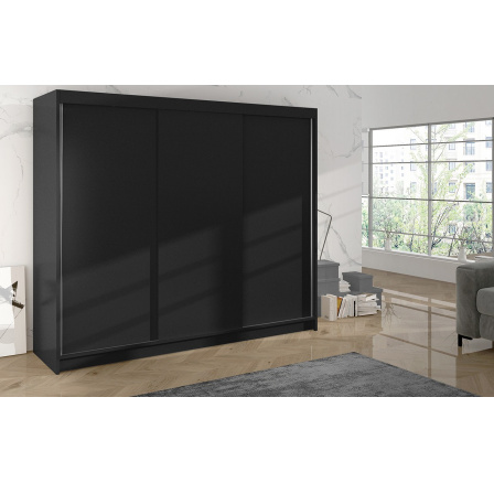 Skříň Debora II 200 - černá