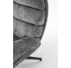 Křeslo DARIO s podnožkou, Šedá