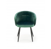 Jídelní židle K430, Zelená/Černá