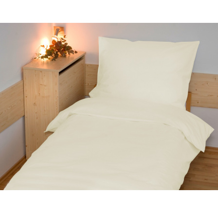 Povlečení francouzské bavlna UNI 220x220,70x90 smetanové