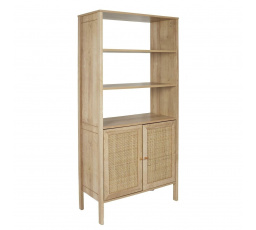 Vysoký regál Bali se skříňkou