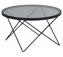 Konferenční stolek Cuxton černý/šedý