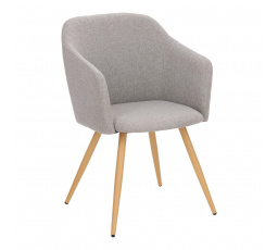 Židle Molto šedá/ přírodní