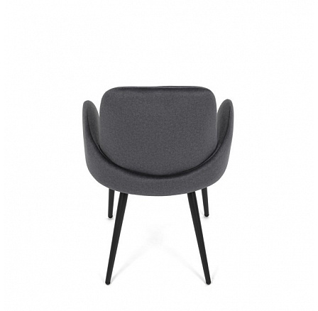 Jídelní židle, šedá, sametová látka, DCL-X7129 GREY2