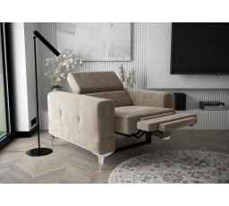 Křeslo TOSCANIA , relax - béžová