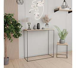 Konzole Lumia II 80x30x80 – v různých barvách – dub Artisan, černý mat
