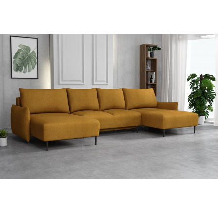 Sedací souprava Santino U Velo hořčicová