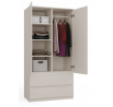 Šatní skříň Malvína 2S-90, kašmír