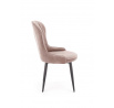 Jídelní židle K366 Velvet, Béžový Bluvel 40/Černá