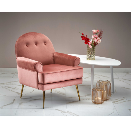 Křeslo SANTI, růžové