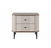 Sada nočních stolků Vesper, kašmír / ořech / černé nohy