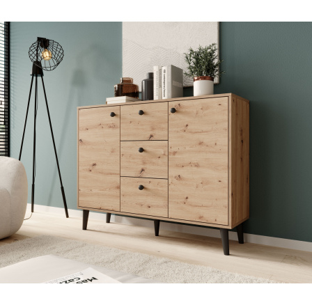 Komoda BESA Artisan+Černý