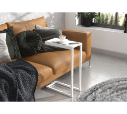 Pomocný stolek SPARK Bílý+Bílý