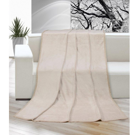Deka micro jednolůžko 150x200cm béžová Deka micro jednolůžko 150x200cm béžová