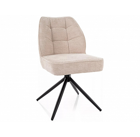 ŽIDLE JOHN RAVEN RÁM ČERNÝ / BÉŽOVÁ 24