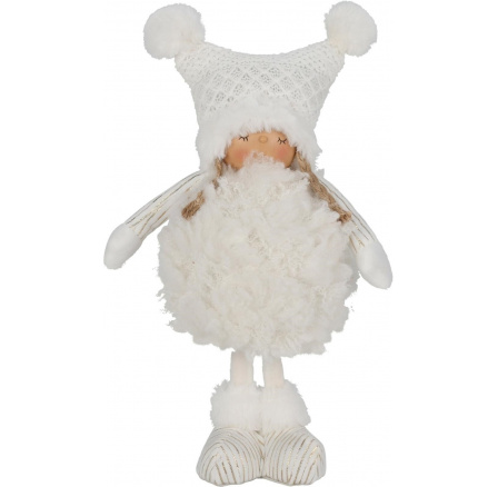 Dekorativní figurka Dívka sněhová vločka 33 cm