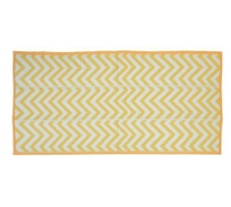 Kempingová podložka 90x180 cm žlutá