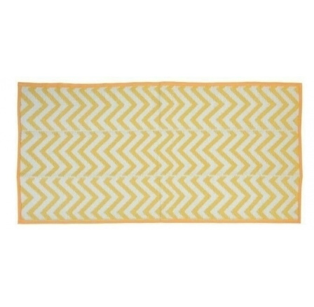 Kempingová podložka 90x180 cm žlutá