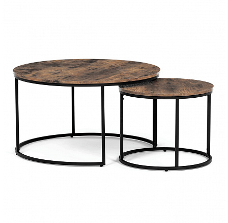 Konferenční stolek 80x80x45cm, mdf, old wood, AF-3002 OLW