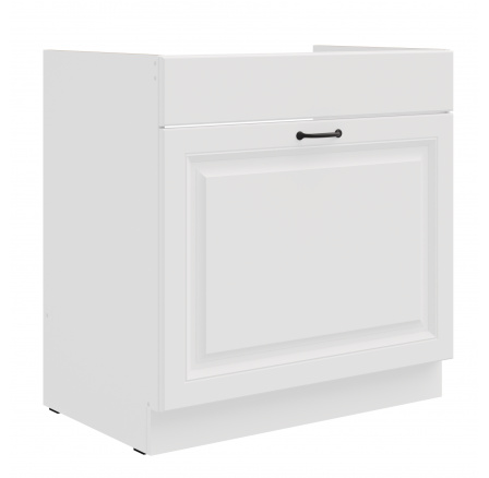 Dolní skřínka STELLO - 80 ZL 1S BB, Bílá/Bílá