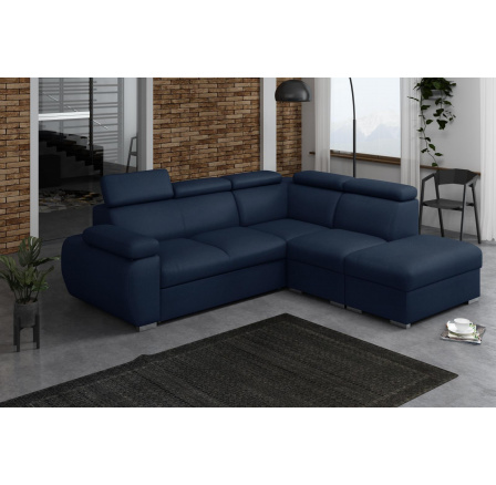 Rohová sedací souprava Bodie V pravá modrá