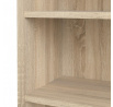 Regál OFFICE 80400/122, Dub sonoma/Bílá