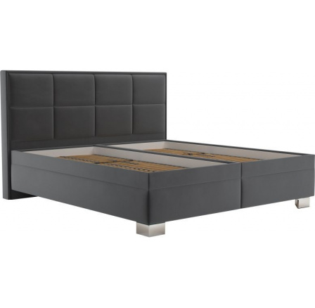 Postel Elezar 160x200, šedá