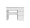 Psací stůl MILES P, Bílý mat