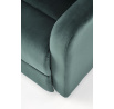 Polohovací křeslo WONDER, Tmavě zelená