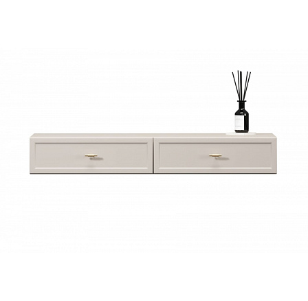 LORINI TOALETKA 100 2SZ - kašmír / zlatý T-bar / závěsná