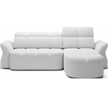 Rohová sedací souprava s elektrickým rozkládáním BENETH - Pravá, Paolli 01