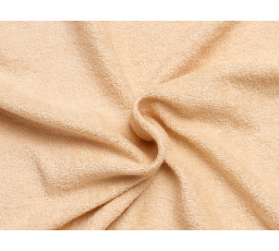 Froté prostěradlo světle béžové 120x200