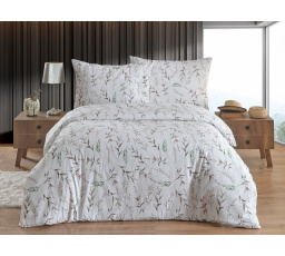 Povlečení francouzské krep 240x220, 70x90 Verona natur