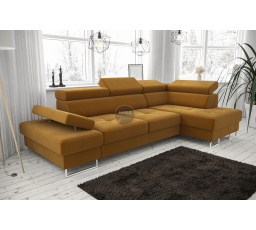Rohová sedací souprava GALAXY MINI 170x280 - žlutá , pravá