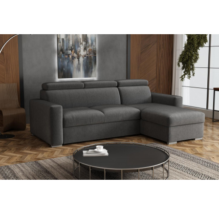 Sedací souprava Petrit pravá Kronos šedá