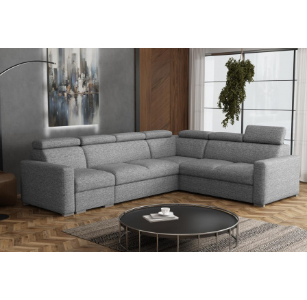 Sedací souprava Petrit V pravá Aragon šedá