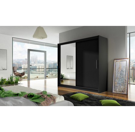 Šatní skříň BERGER VI, Černá