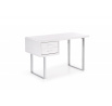 Psací stůl B30, bílý/chrom