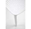 Jídelní židle stohovatelná K514, Bílá
