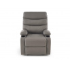 Polohovatelné křeslo PERUS, Šedá ekokůže