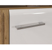 Prodloužení televizního stolku ADAGIO 08, Dub Castello/Bílý lesk