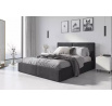 Postel HILTON bez matrace 120x200 cm, Grafit