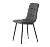 Jídelní židle, šedá, sametová látka, CT-281 GREY4